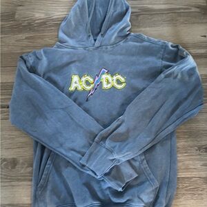 AC/DC Blue Hoodie XS